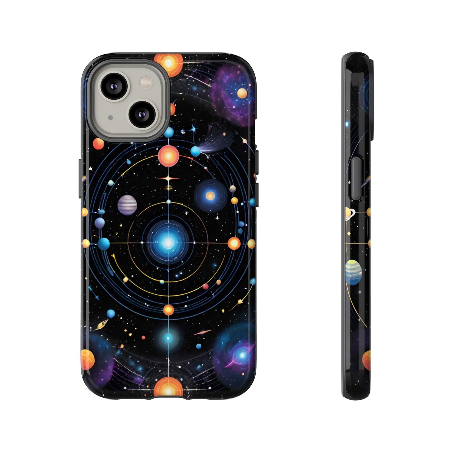 Outer Space Planets and Galaxies Phone Case