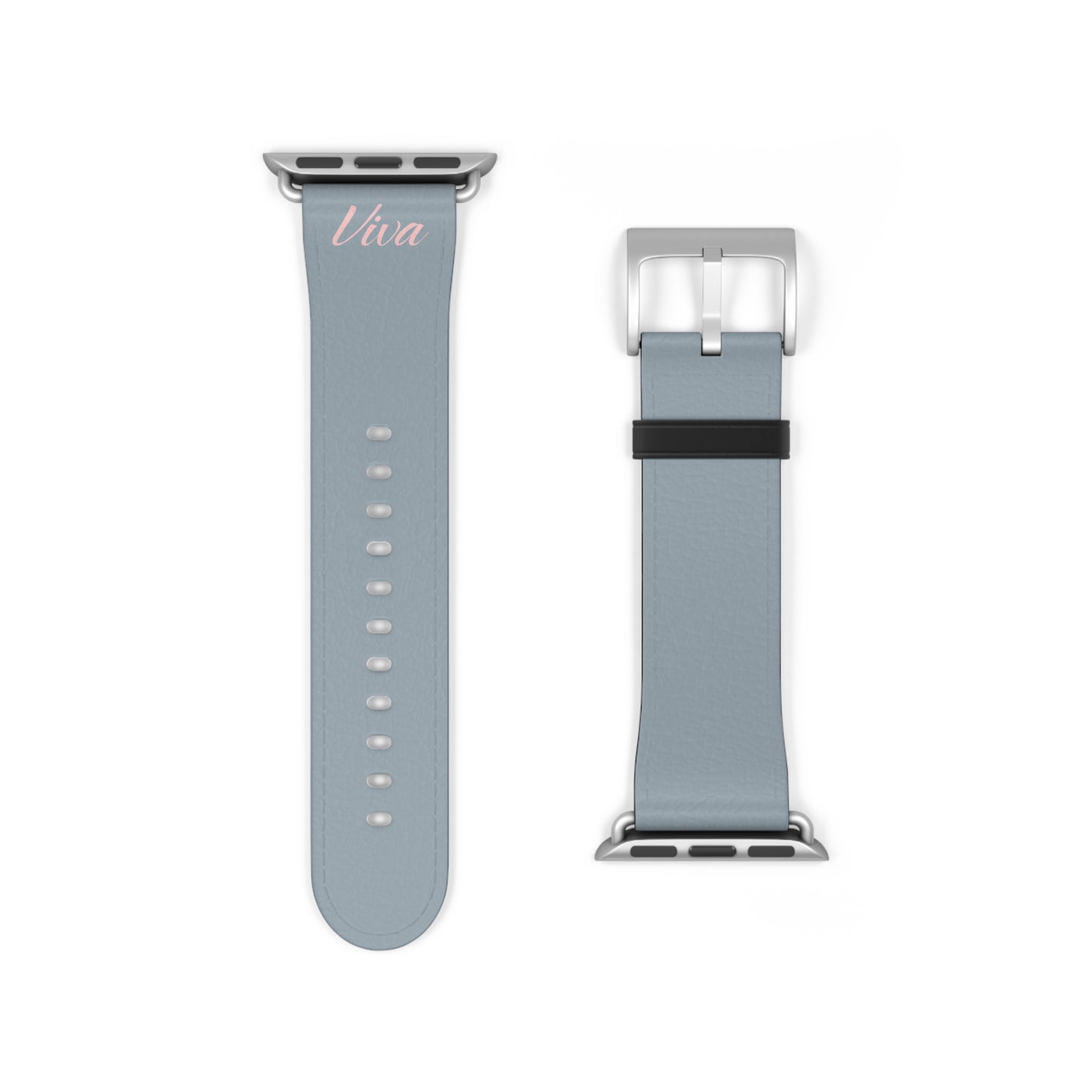 Hope Gray Faux Leather Apple Watch Band - Viva Phone Boutique 