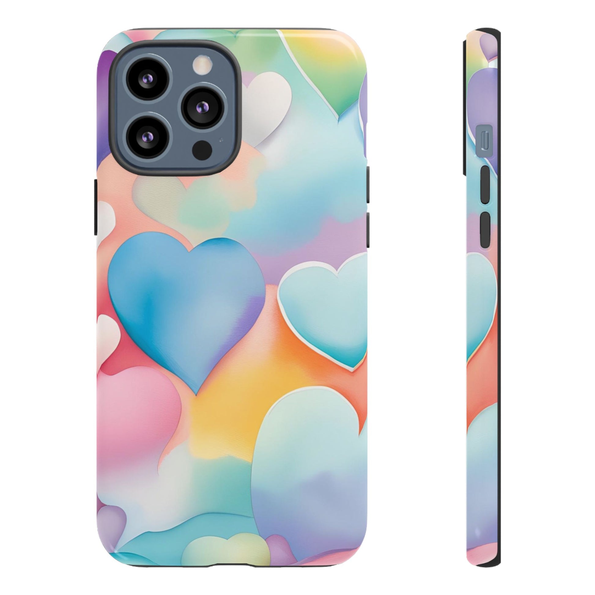 Watercolor Hearts Phone Case - Viva Phone Boutique 