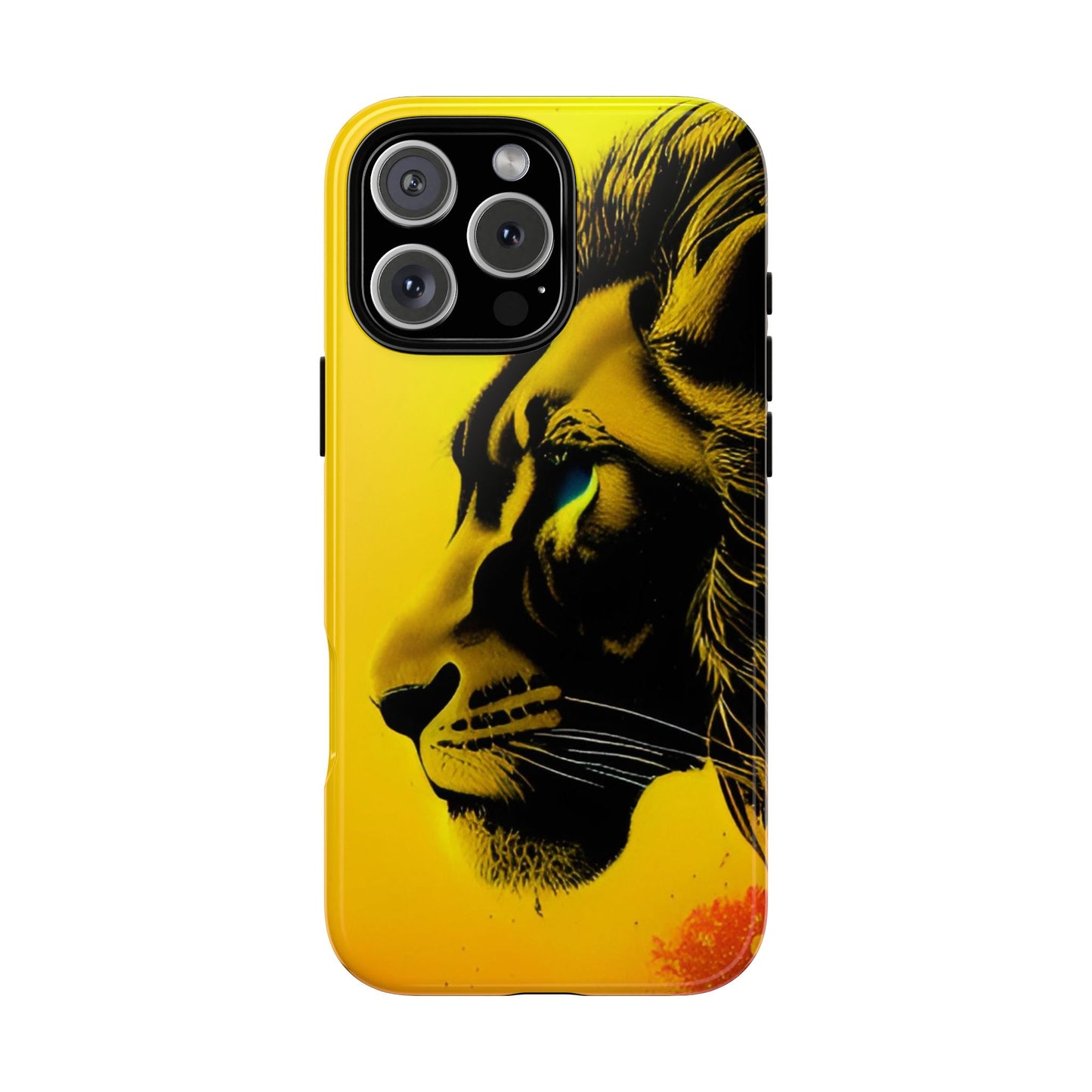 Yellow Lion Phone Case