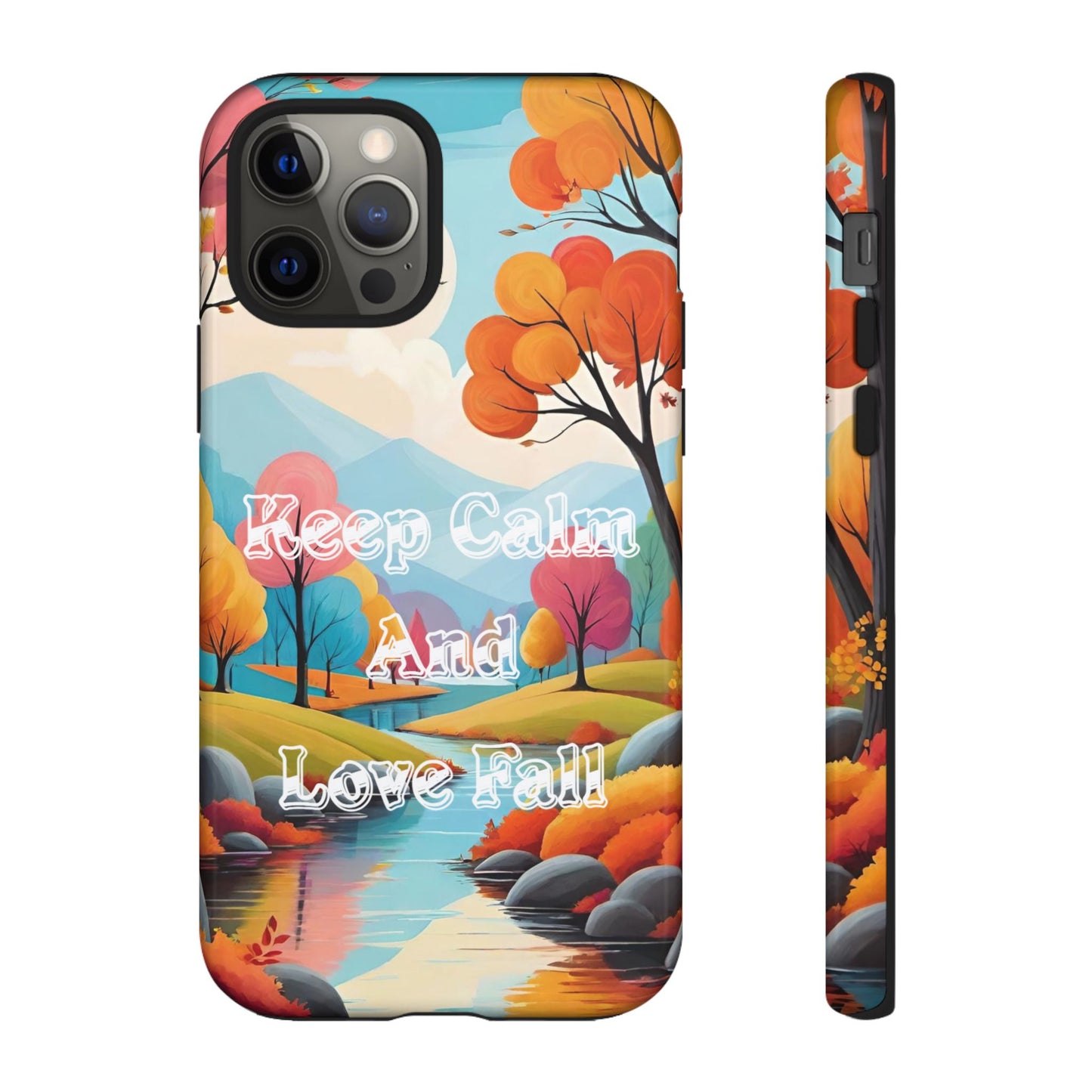 Fall-Themed Phone Case - 'Keep Calm And Love Fall' Design - Viva Phone Boutique 