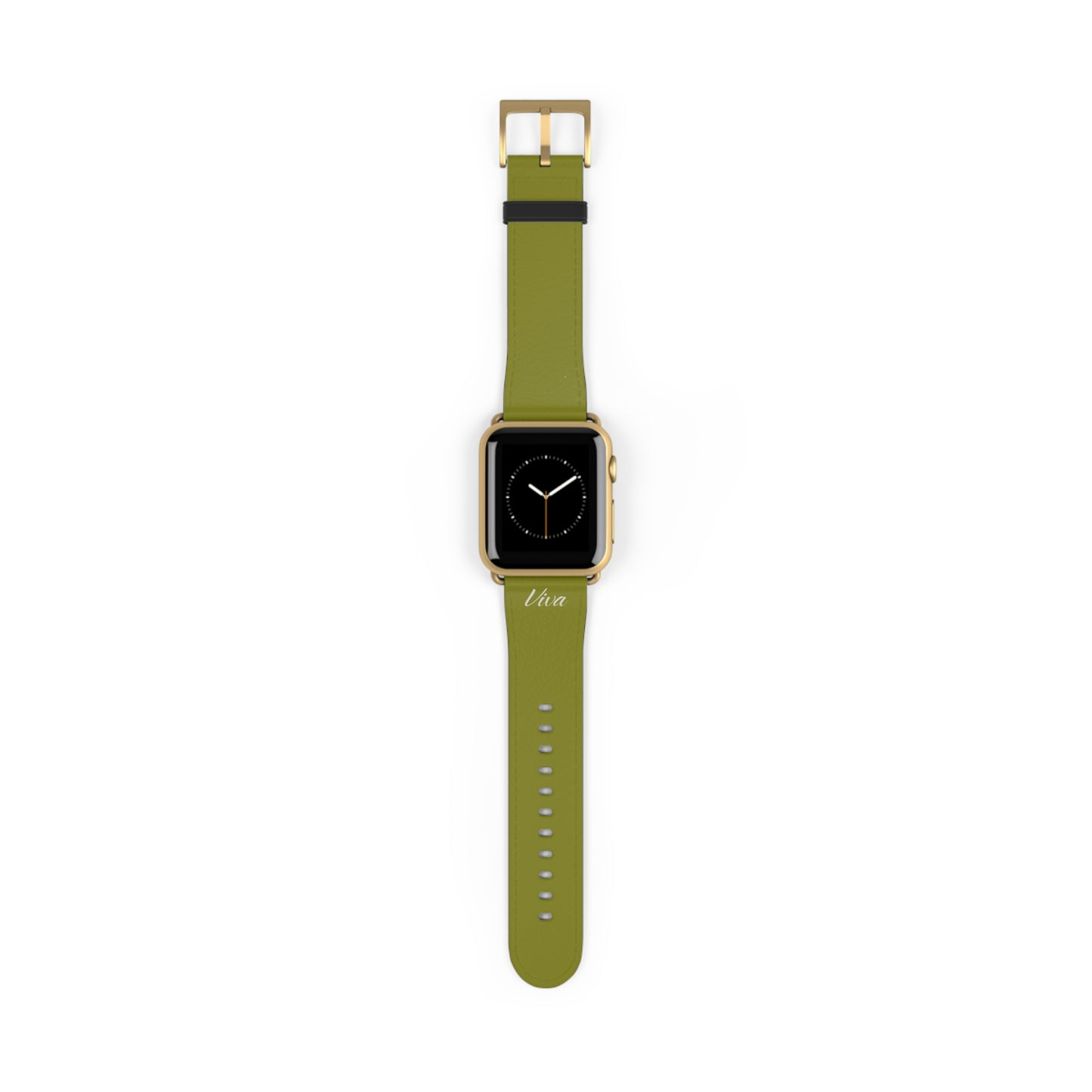 Stylish Olive Green Apple Watch Band