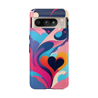 Flat Art Hearts Phone Case