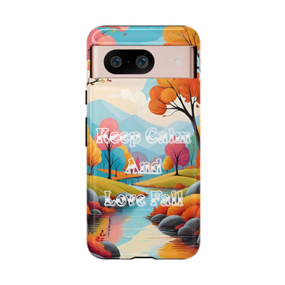 Fall-Themed Phone Case - 'Keep Calm And Love Fall' Design