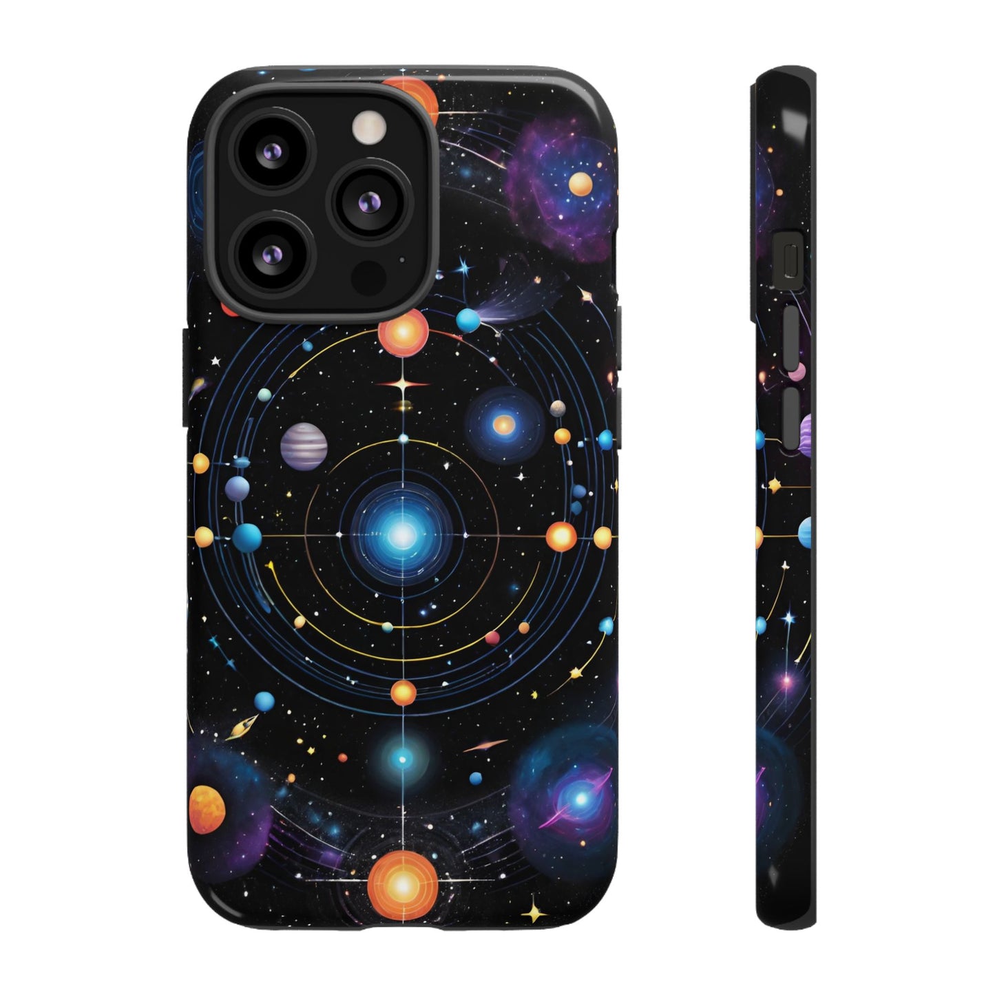 Outer Space Planets and Galaxies Phone Case