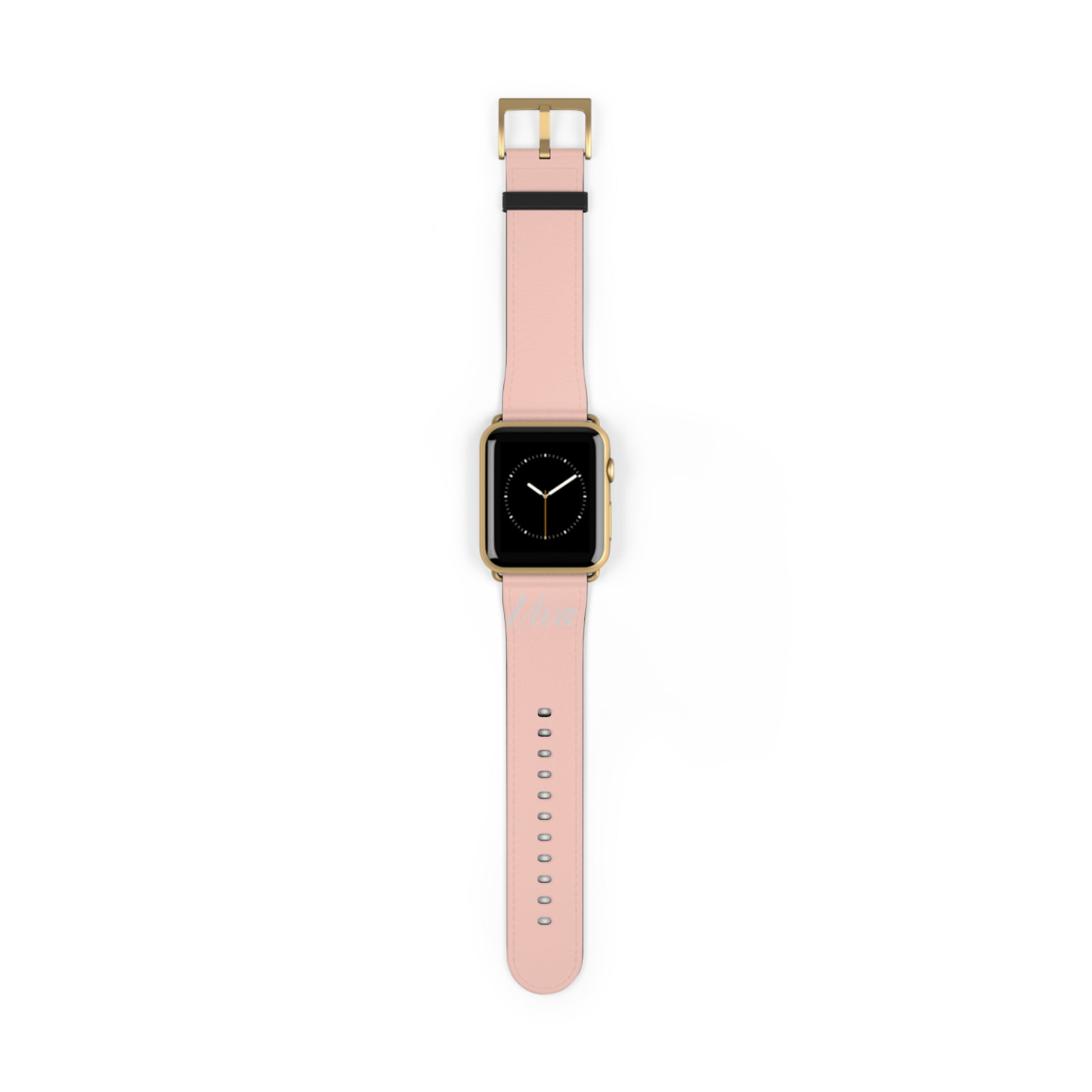 Pink Faux Leather Apple Watch Band - Viva Phone Boutique 