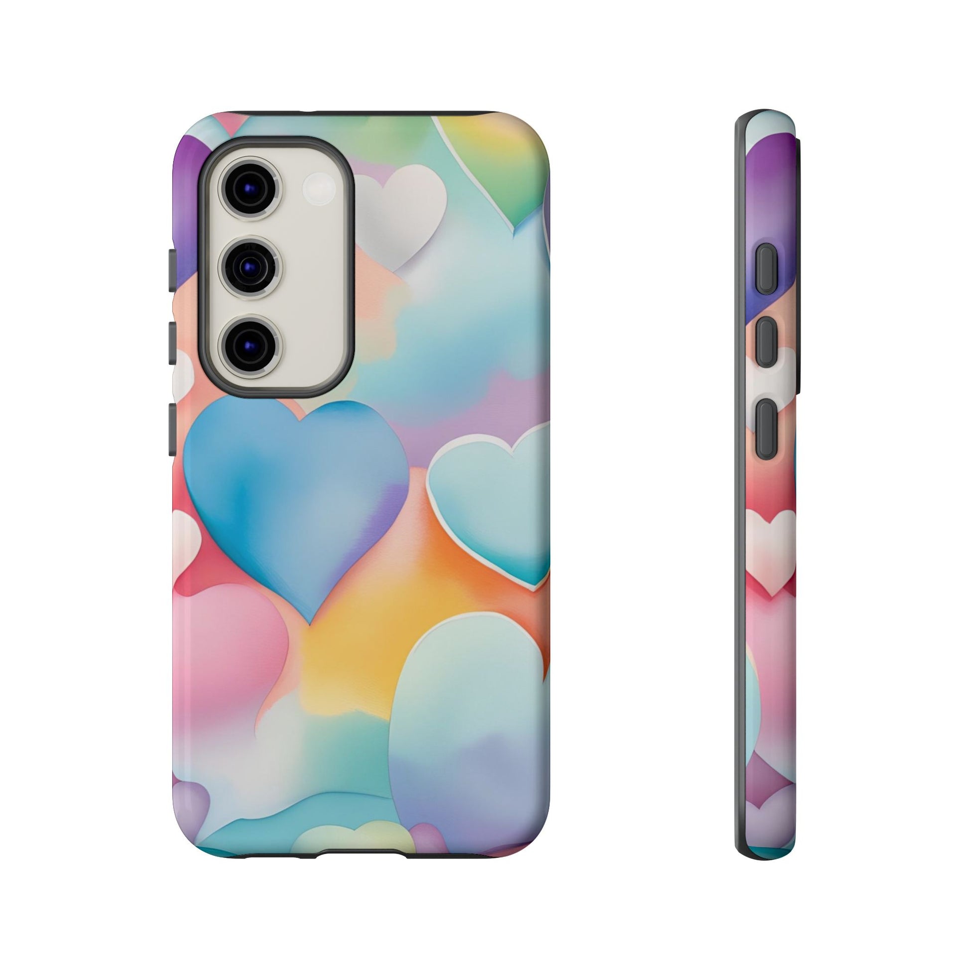 Watercolor Hearts Phone Case - Viva Phone Boutique 