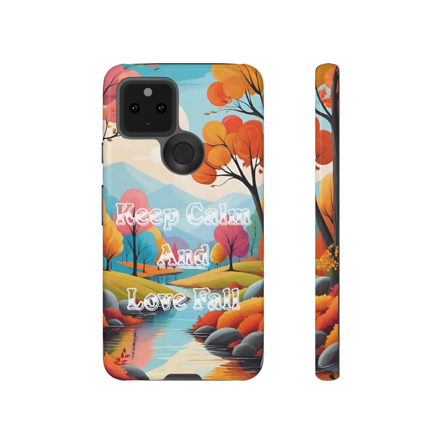 Fall-Themed Phone Case - 'Keep Calm And Love Fall' Design - Viva Phone Boutique 