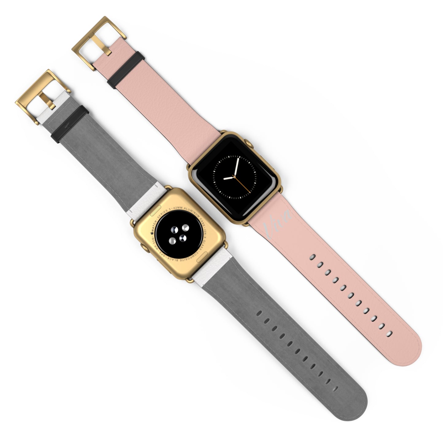 Pink Faux Leather Apple Watch Band - Viva Phone Boutique 