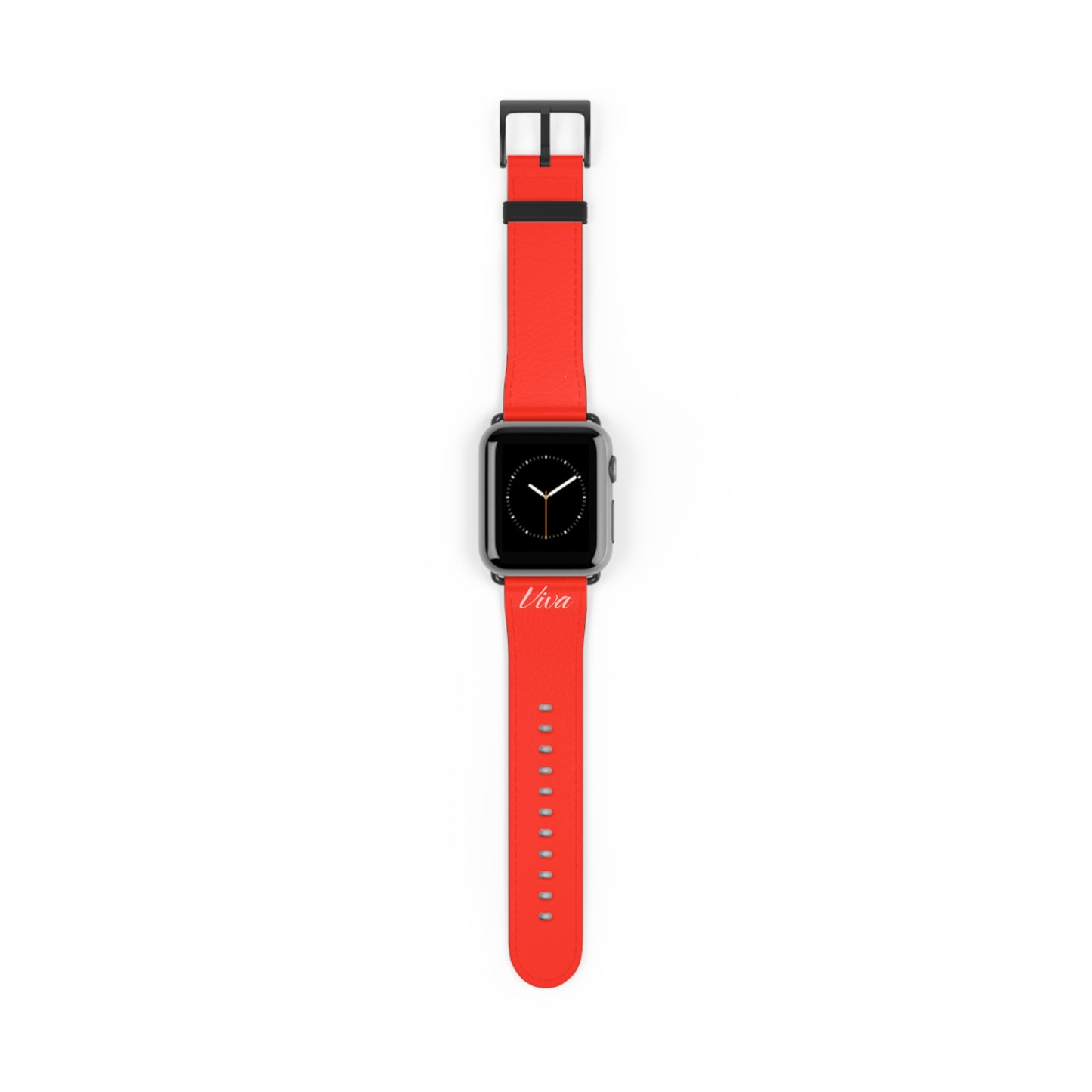 Red Faux Leather Apple Watch Band - Viva Phone Boutique 