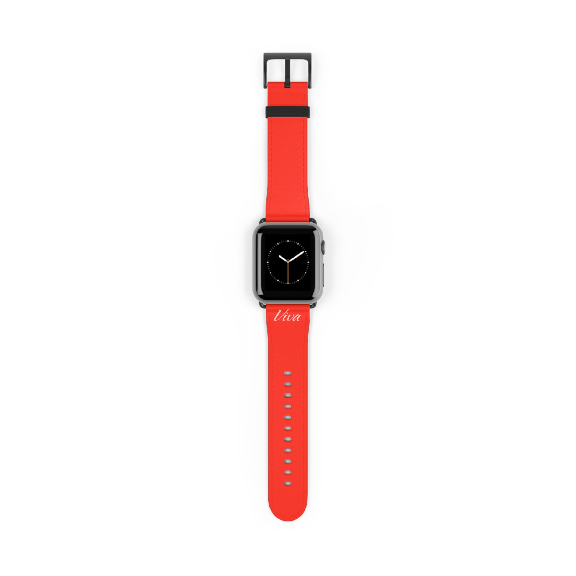 Red Faux Leather Apple Watch Band - Viva Phone Boutique 