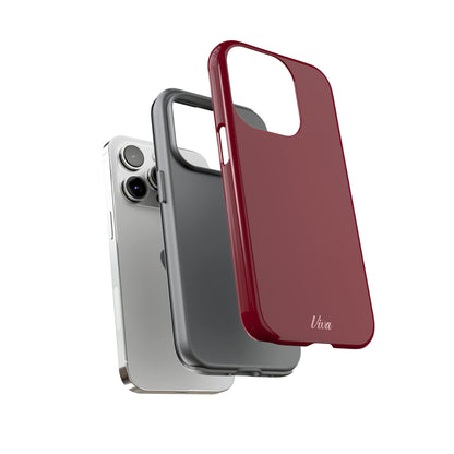 Burgundy Tough Phone Case