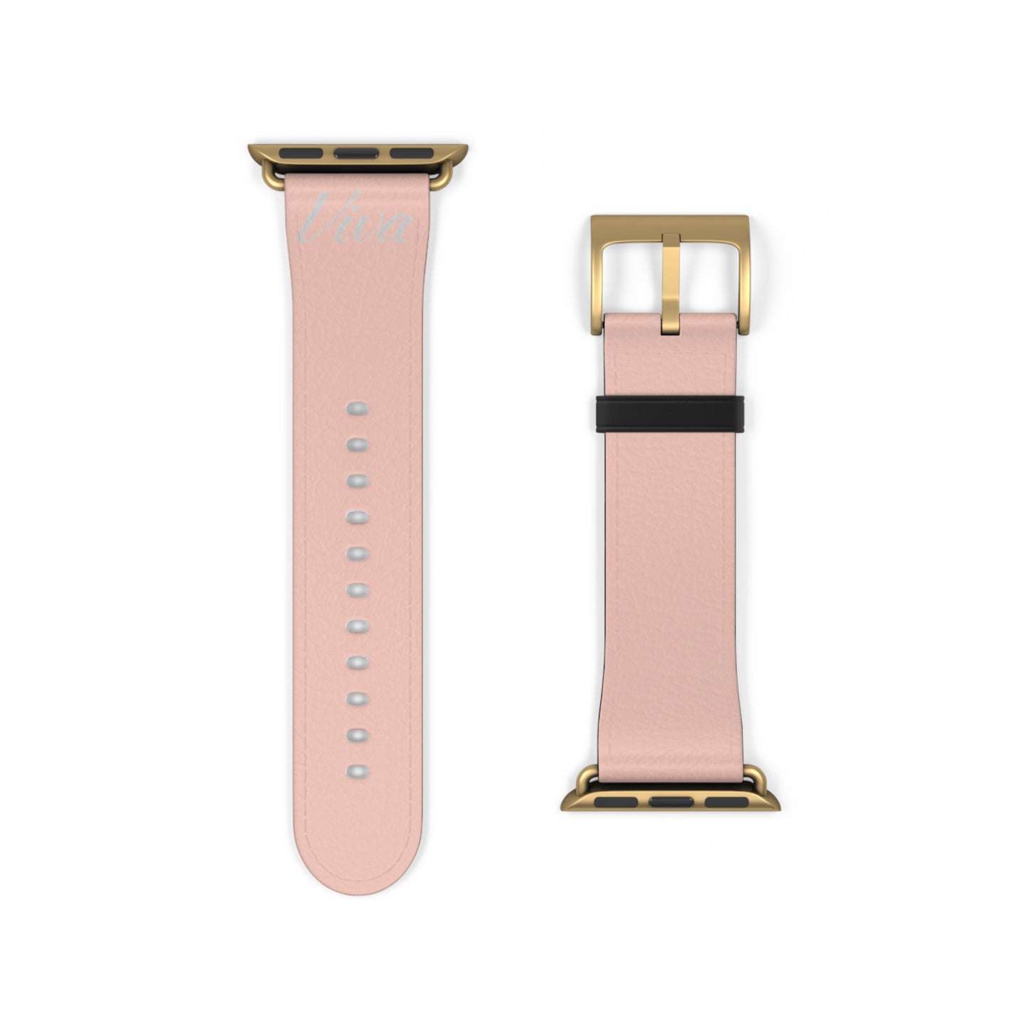 Pink Faux Leather Apple Watch Band - Viva Phone Boutique 