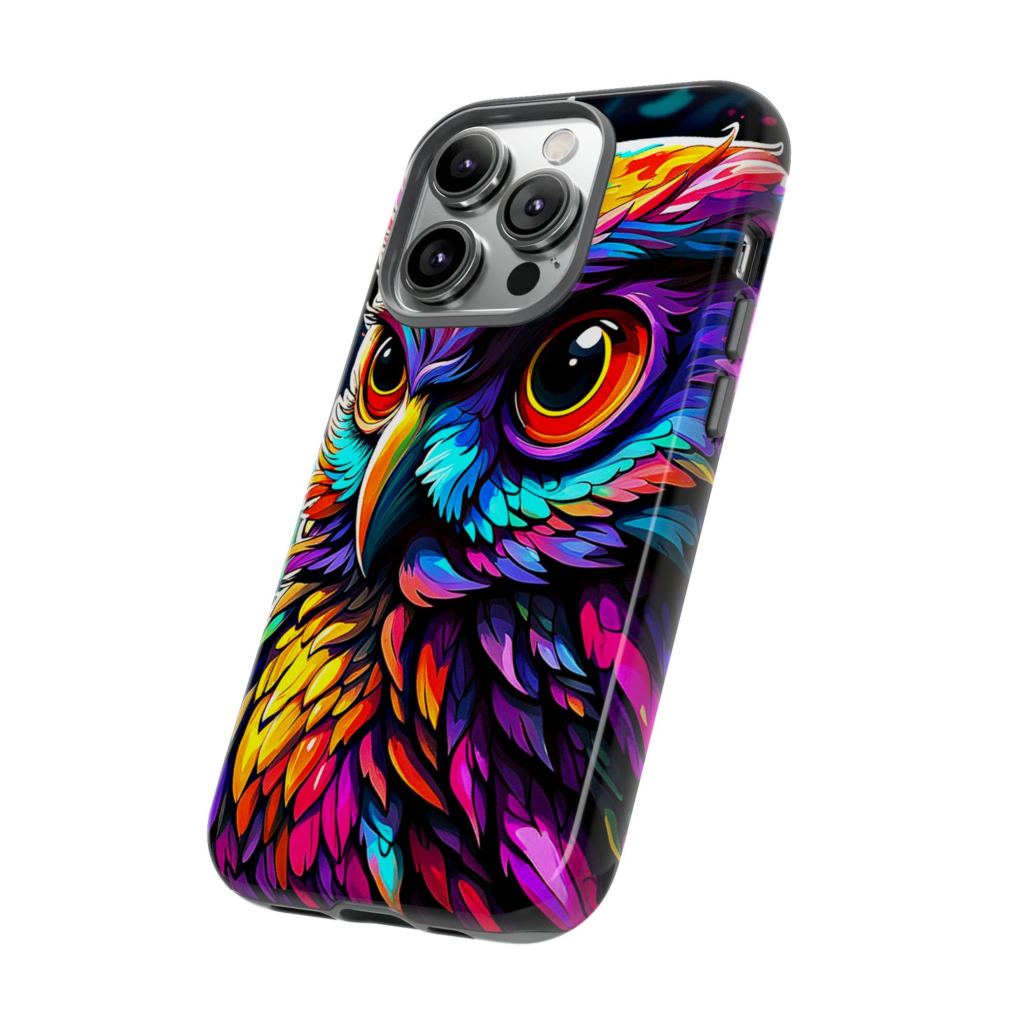 Colorful Owl Tough Phone Case