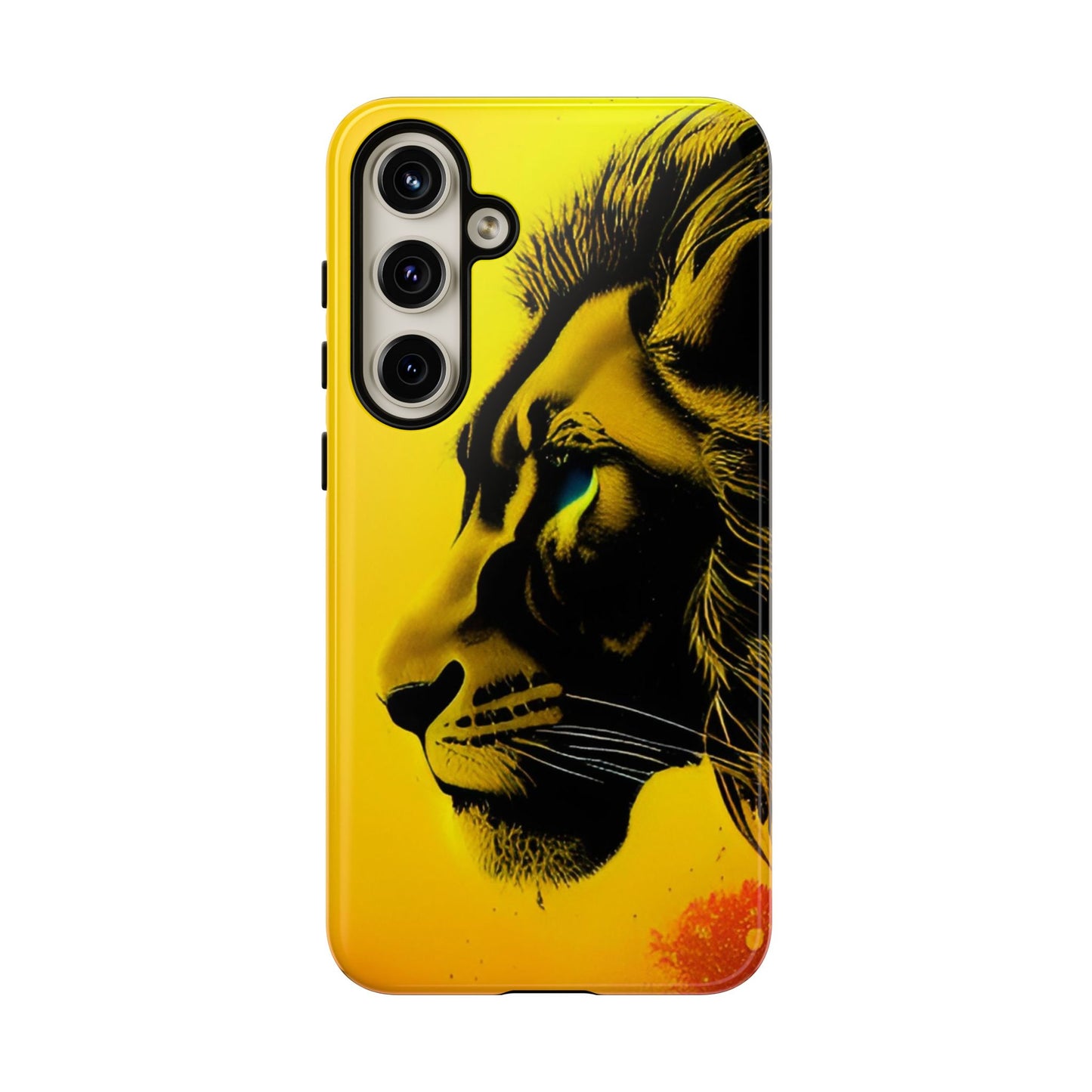 Yellow Lion Phone Case