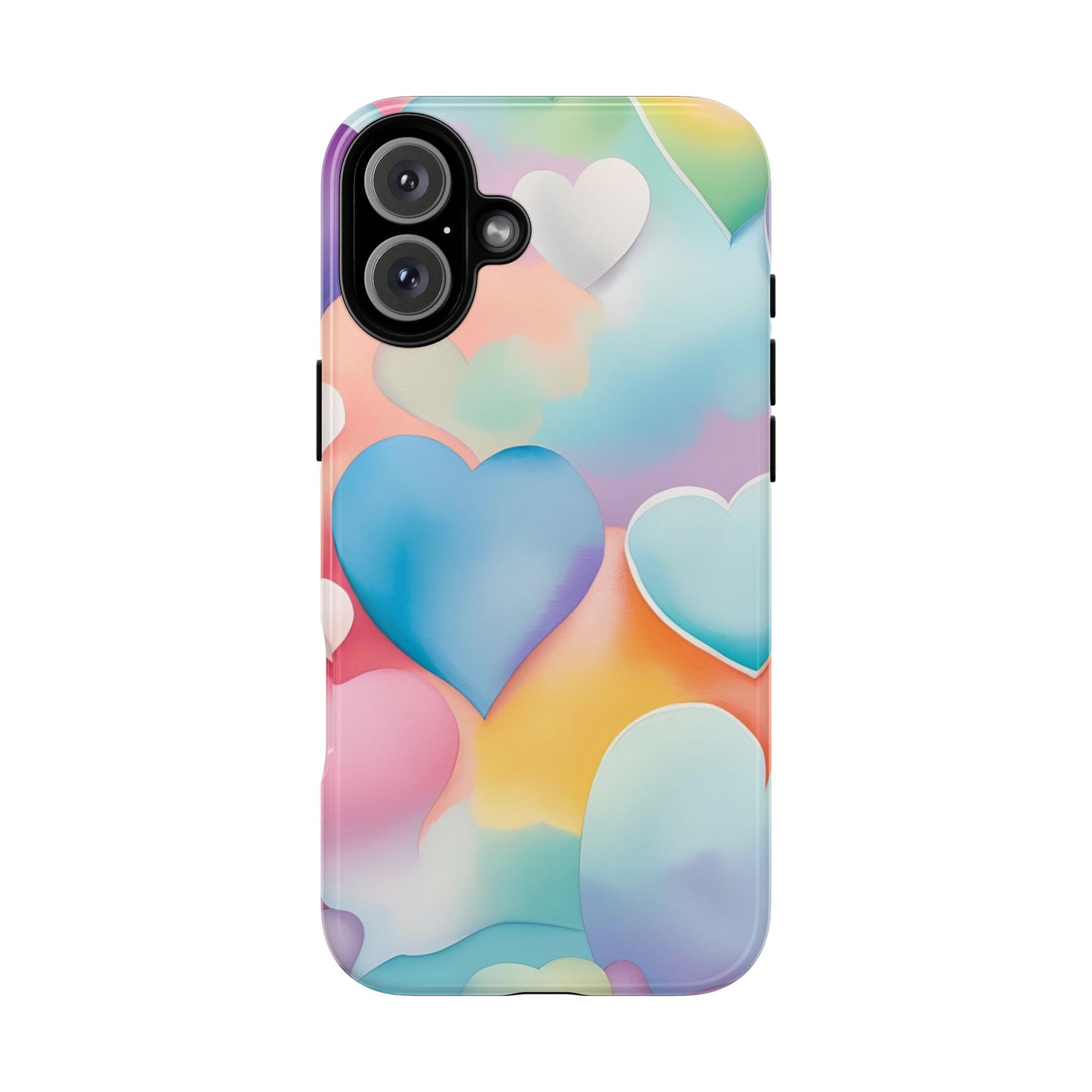 Watercolor Hearts Phone Case