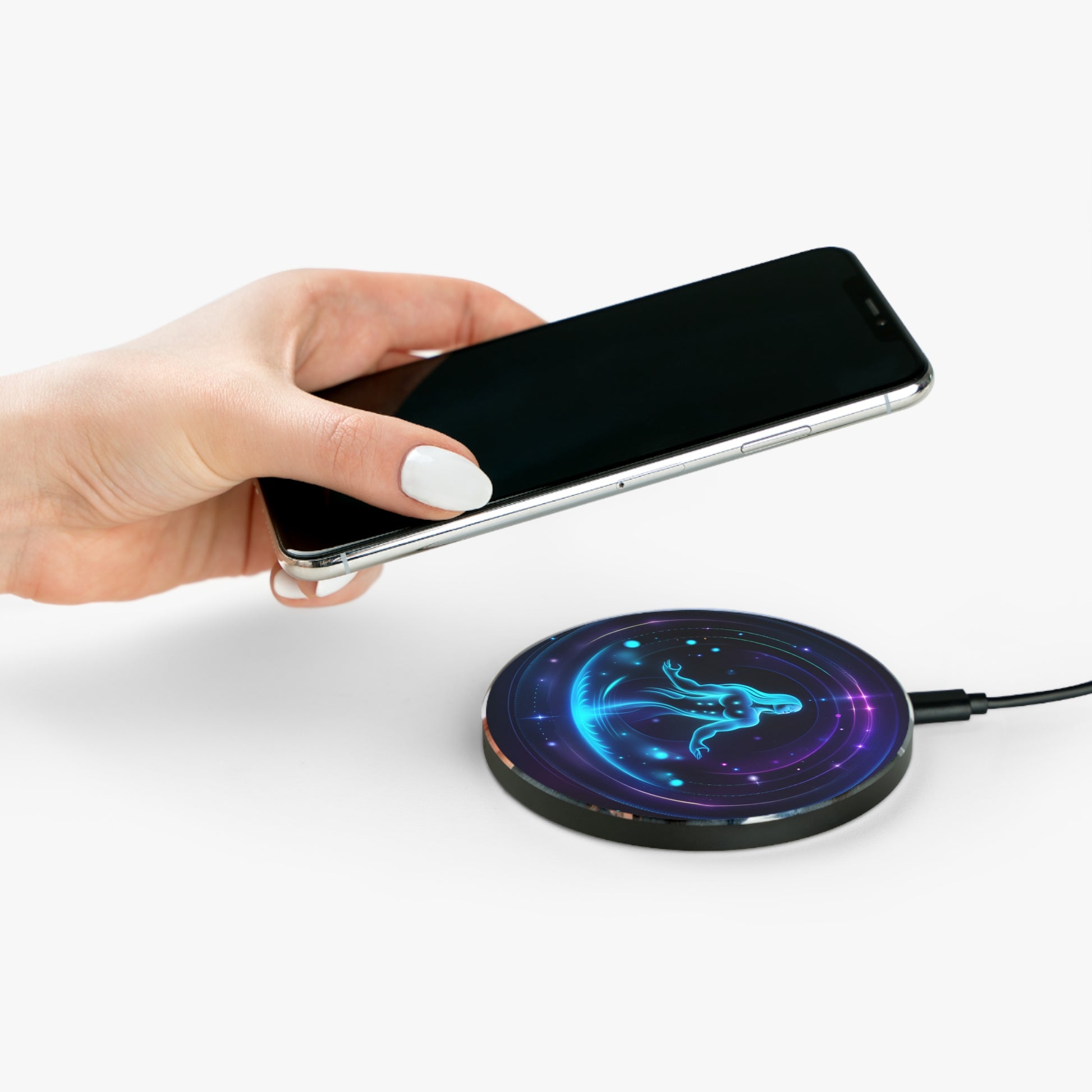 Aquarius Zodiac Sign Wireless Charger - Viva Phone Boutique 