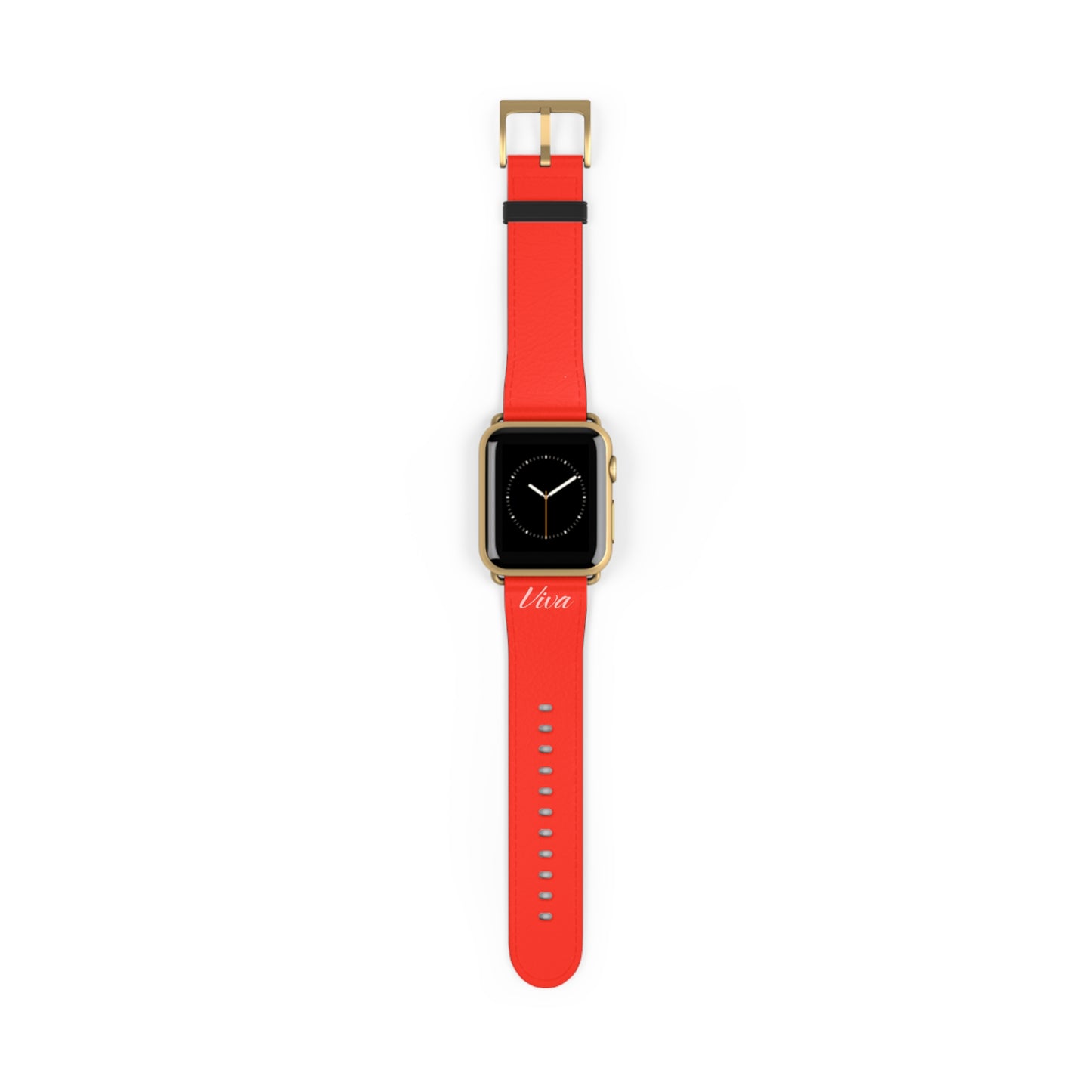 Red Faux Leather Apple Watch Band - Viva Phone Boutique 