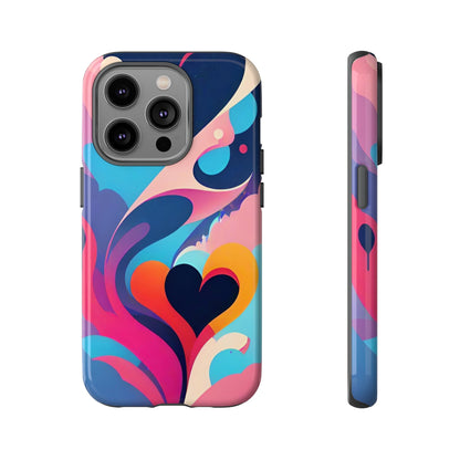 Flat Art Hearts Phone Case - Viva Phone Boutique 