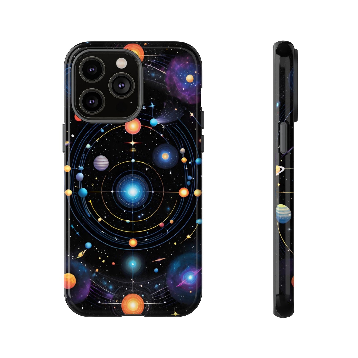 Outer Space Planets and Galaxies Phone Case