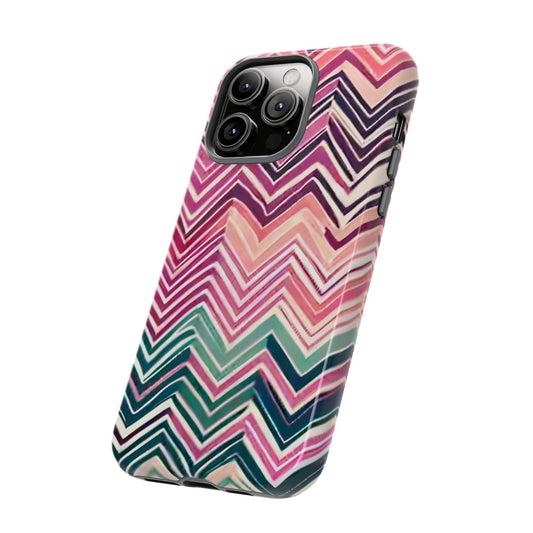 Pink Chevron Pattern Phone Case - Viva Phone Boutique 