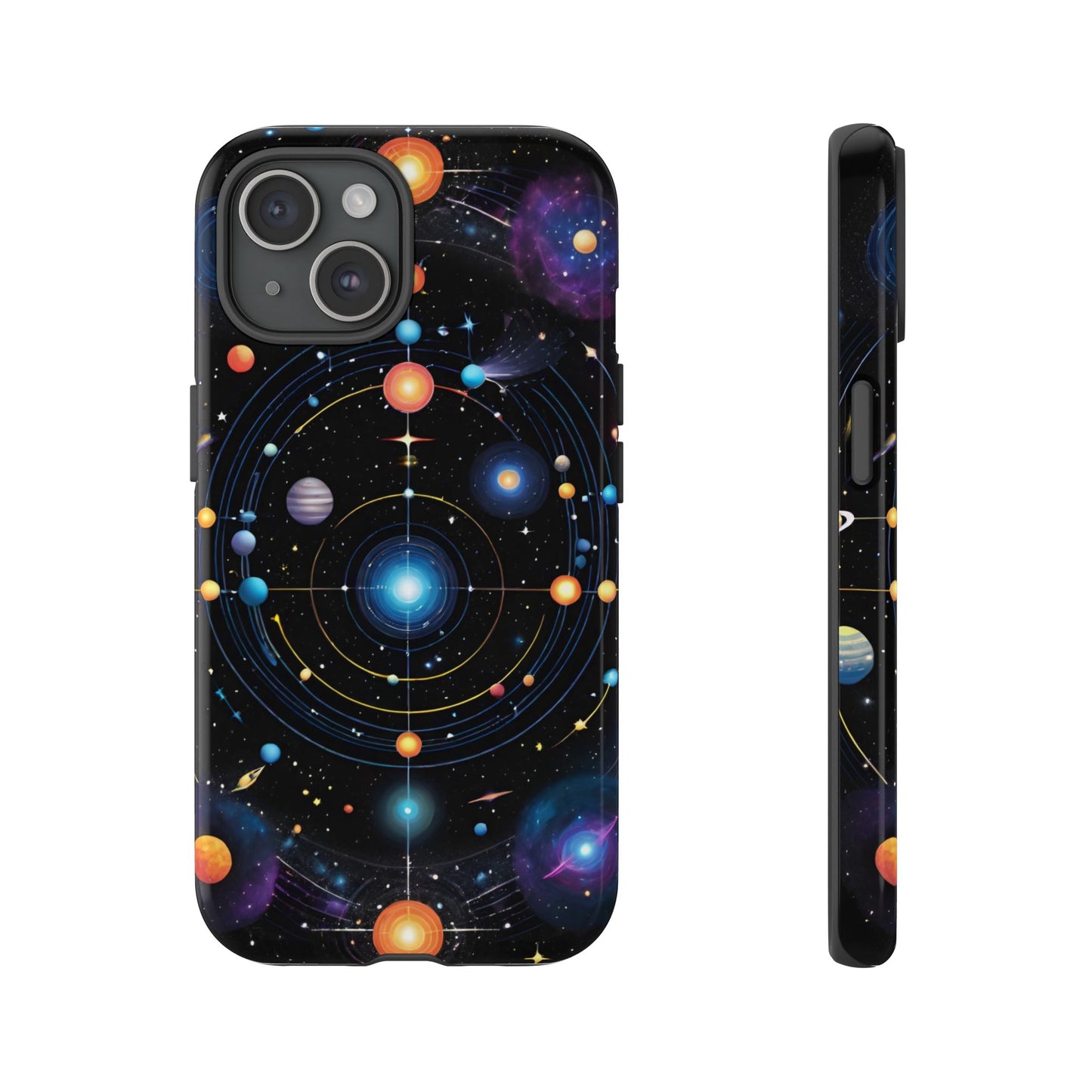 Outer Space Planets and Galaxies Phone Case