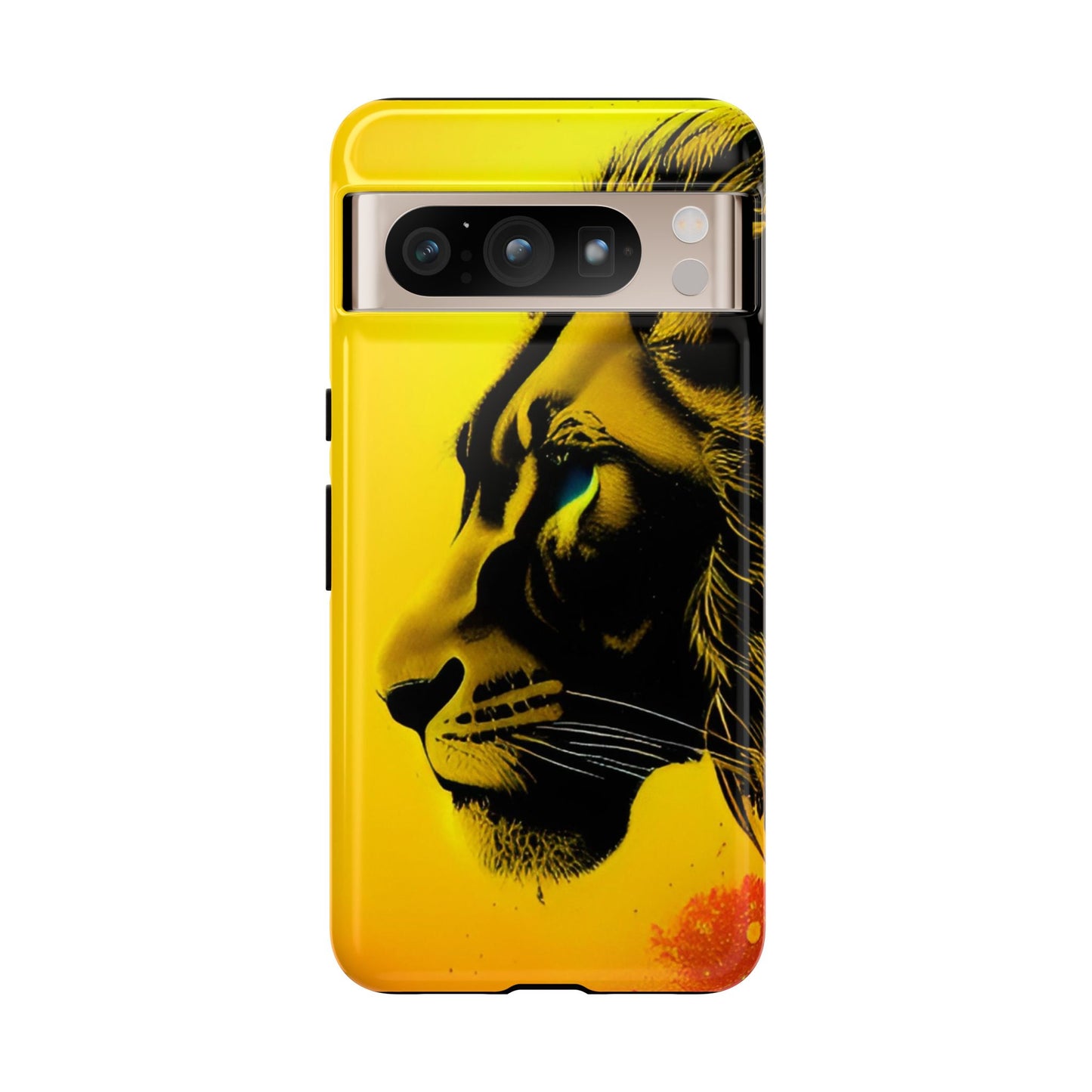 Yellow Lion Phone Case