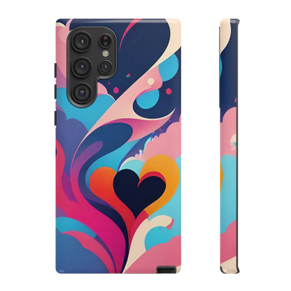 Flat Art Hearts Phone Case - Viva Phone Boutique 