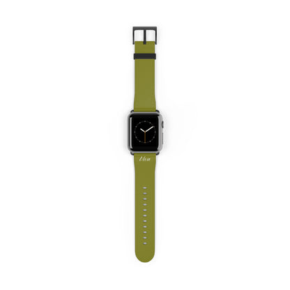 Stylish Olive Green Apple Watch Band