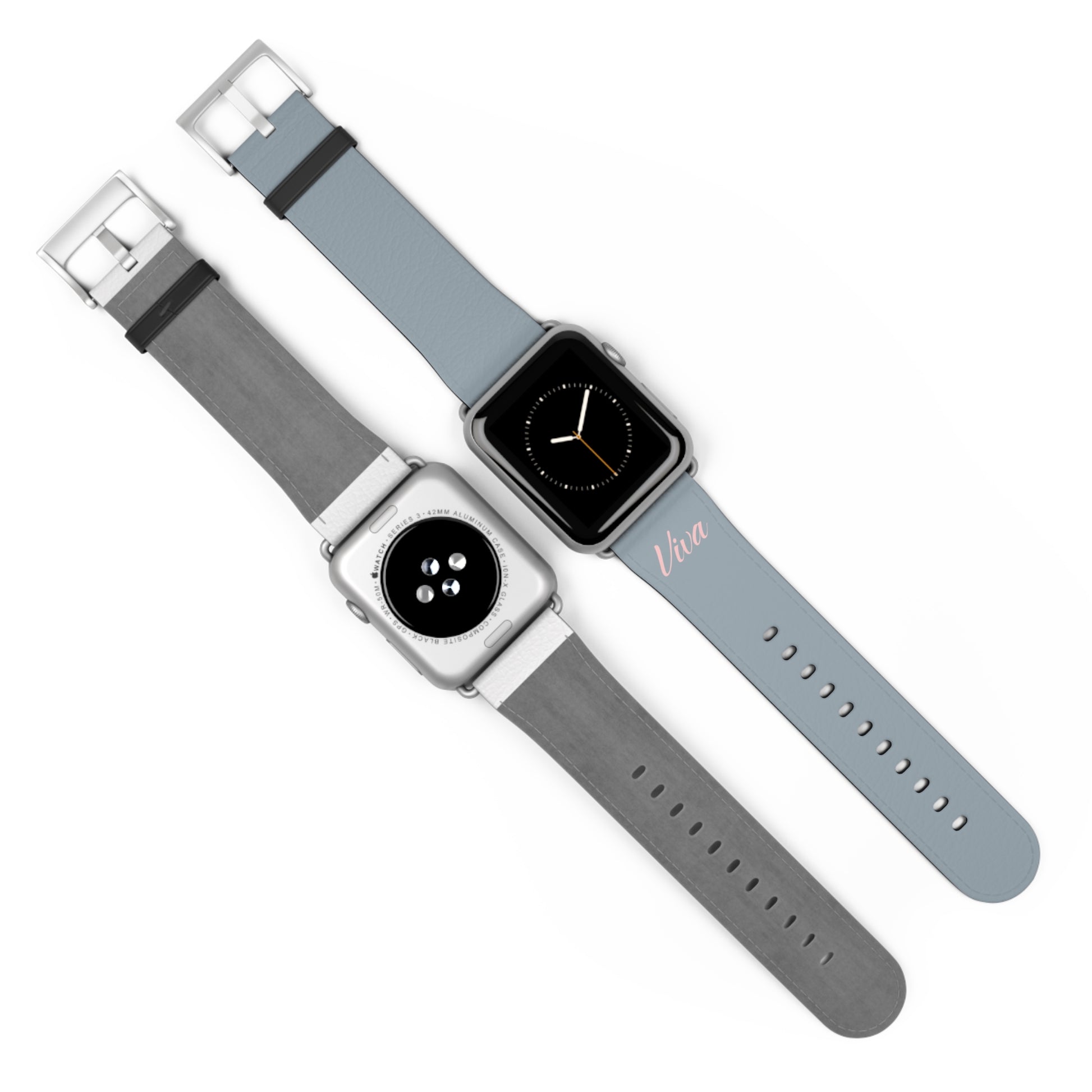 Hope Gray Faux Leather Apple Watch Band - Viva Phone Boutique 