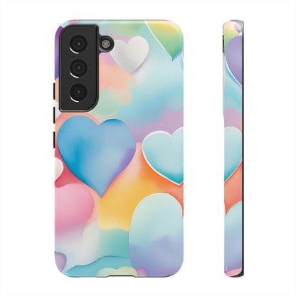 Watercolor Hearts Phone Case - Viva Phone Boutique 