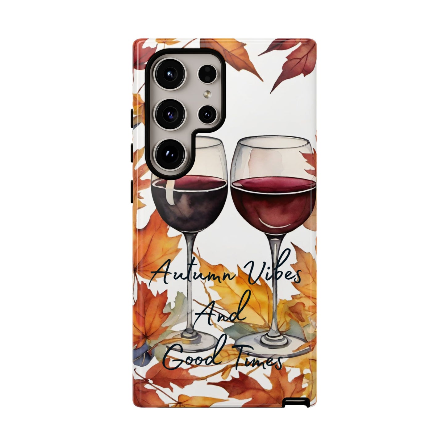 Autumn Vibes And Good Times Phone Case - Perfect for Fall Celebrations - Viva Phone Boutique 