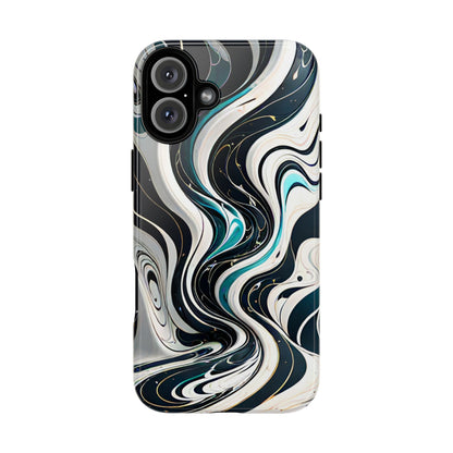 Abstract Fluid Serenity Phone Case