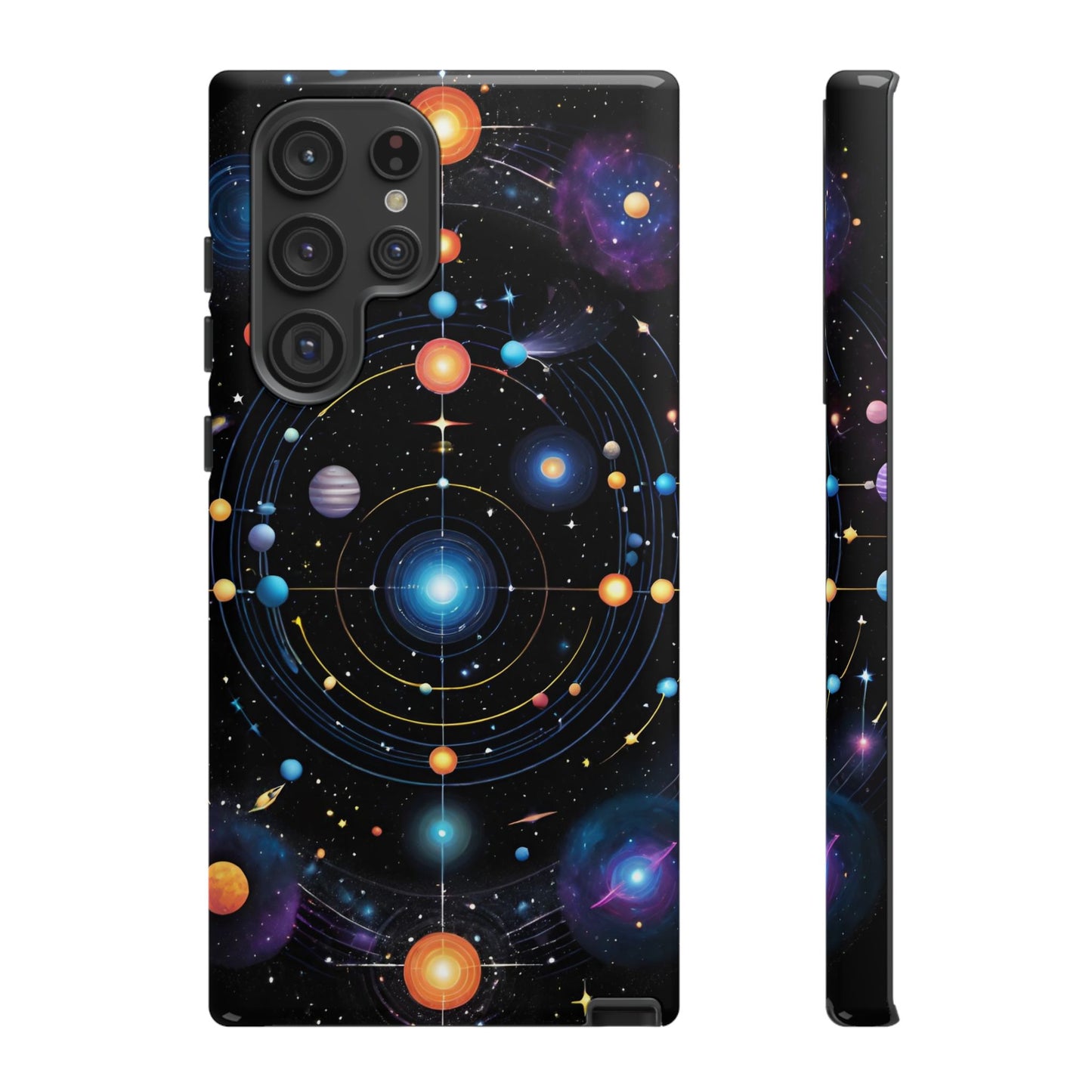 Outer Space Planets and Galaxies Phone Case