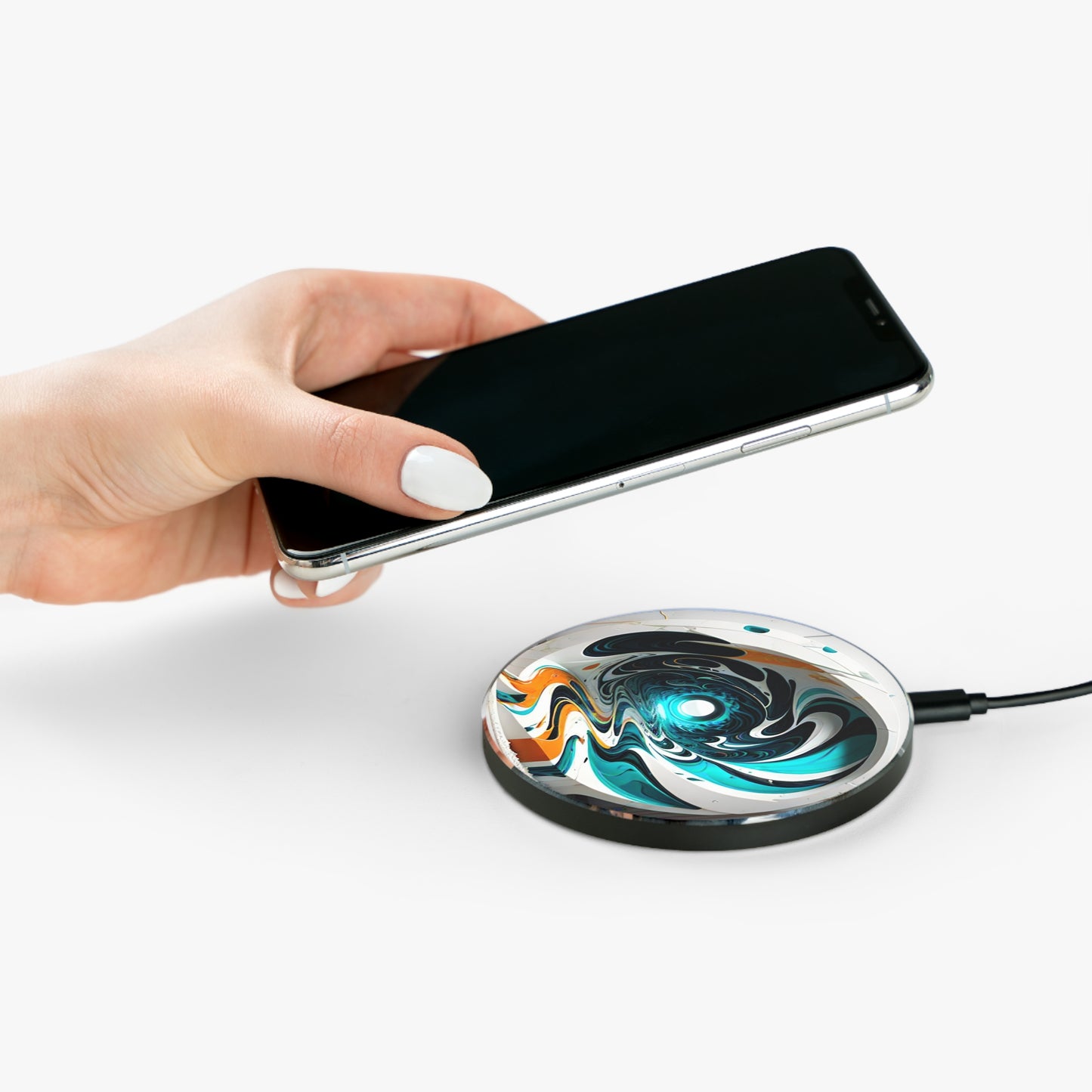 Abstract Fluid Vortex Wireless Charger