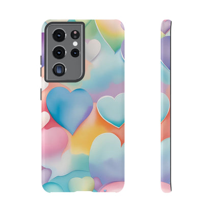 Watercolor Hearts Phone Case - Viva Phone Boutique 