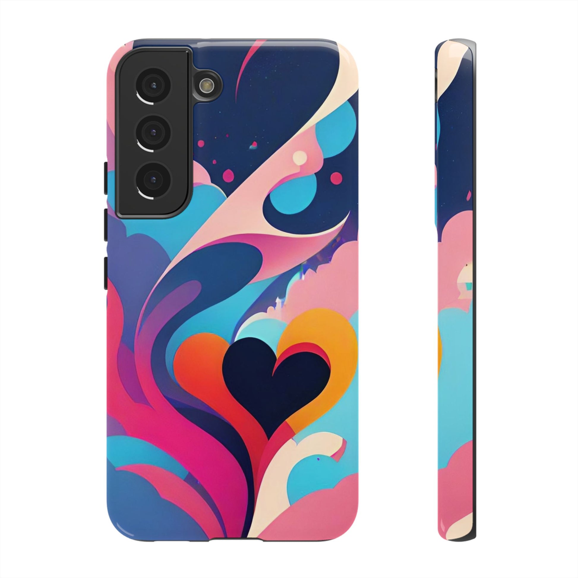 Flat Art Hearts Phone Case - Viva Phone Boutique 