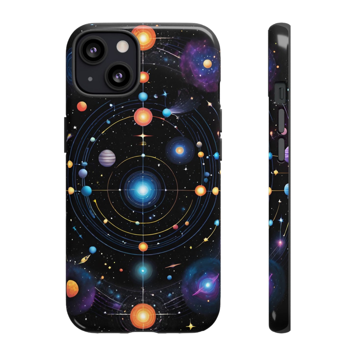 Outer Space Planets and Galaxies Phone Case