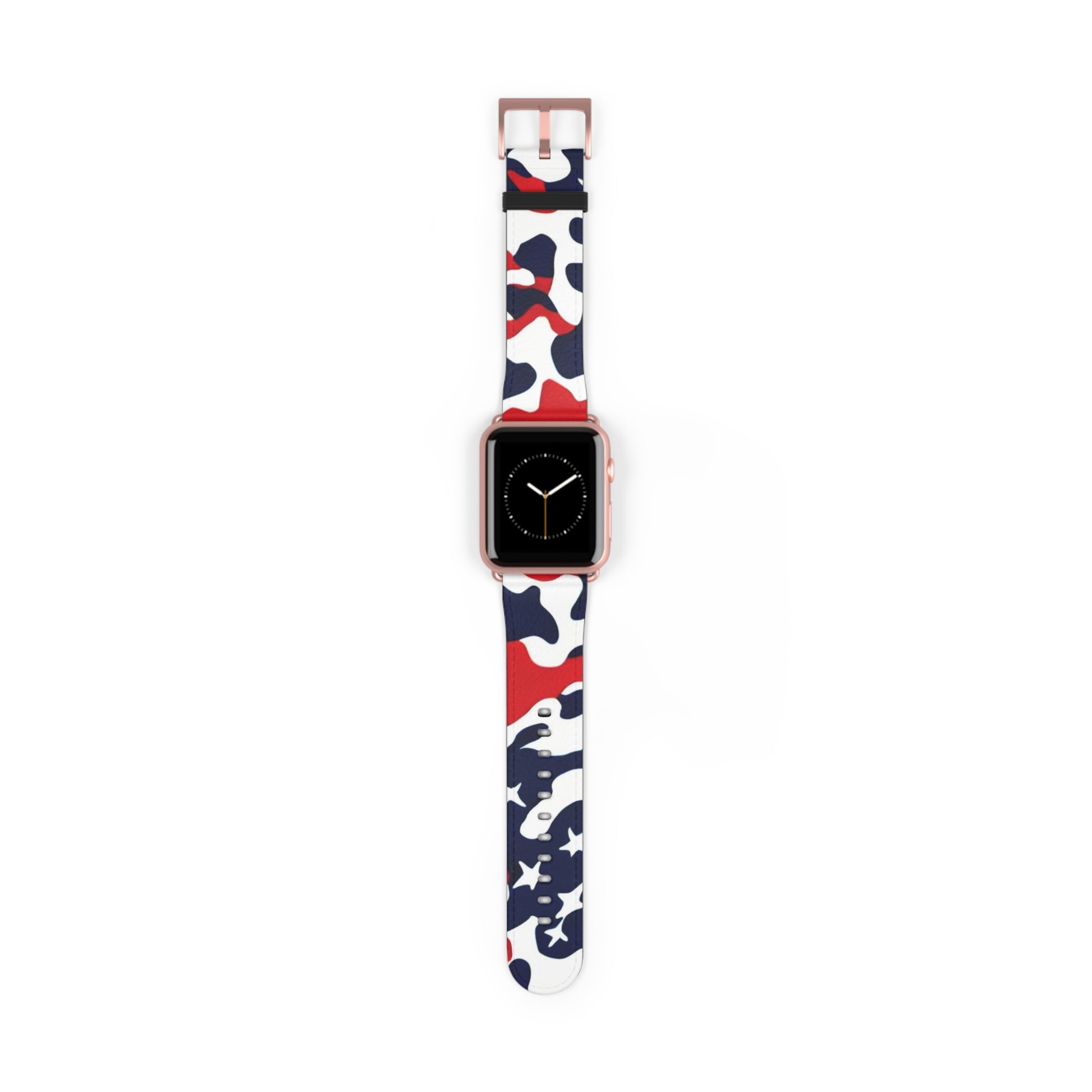 USA Camo Faux Leather Apple Watch Band - Viva Phone Boutique 