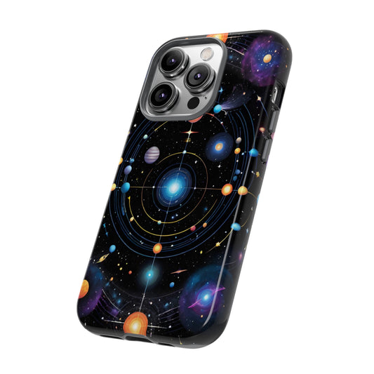 Outer Space Planets and Galaxies Tough Phone Case