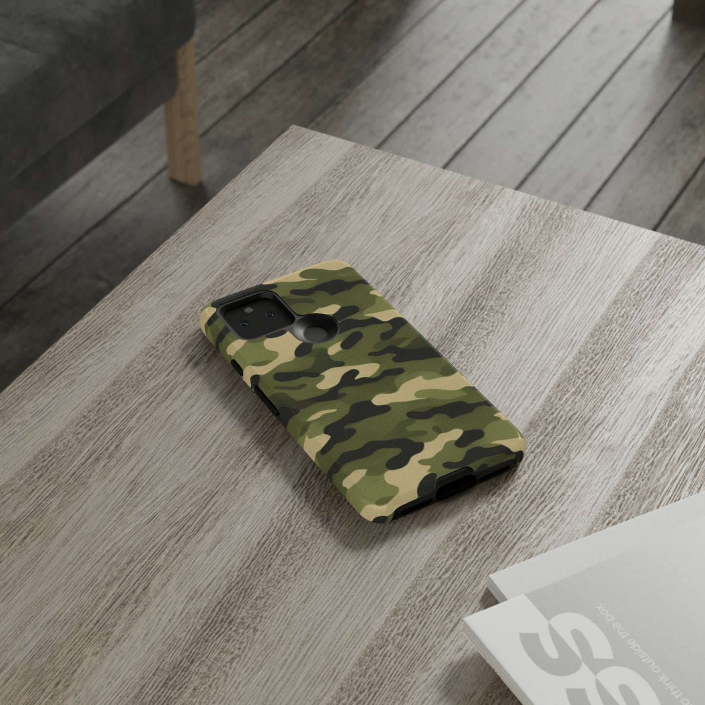 Green Army Camo Tough Phone Case