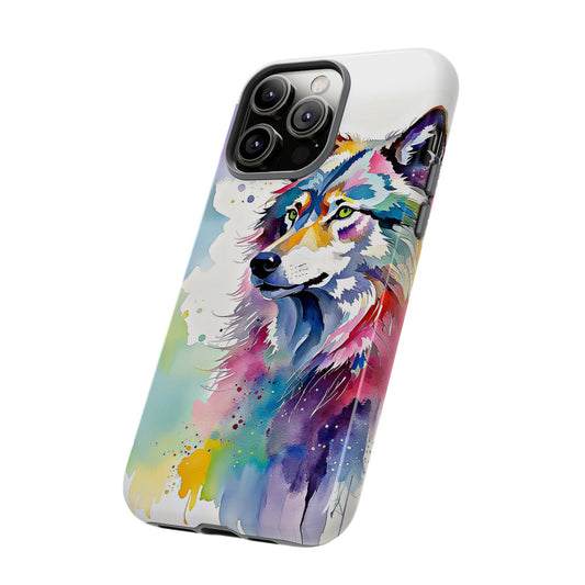 Watercolor Wolf Phone Case - Viva Phone Boutique 