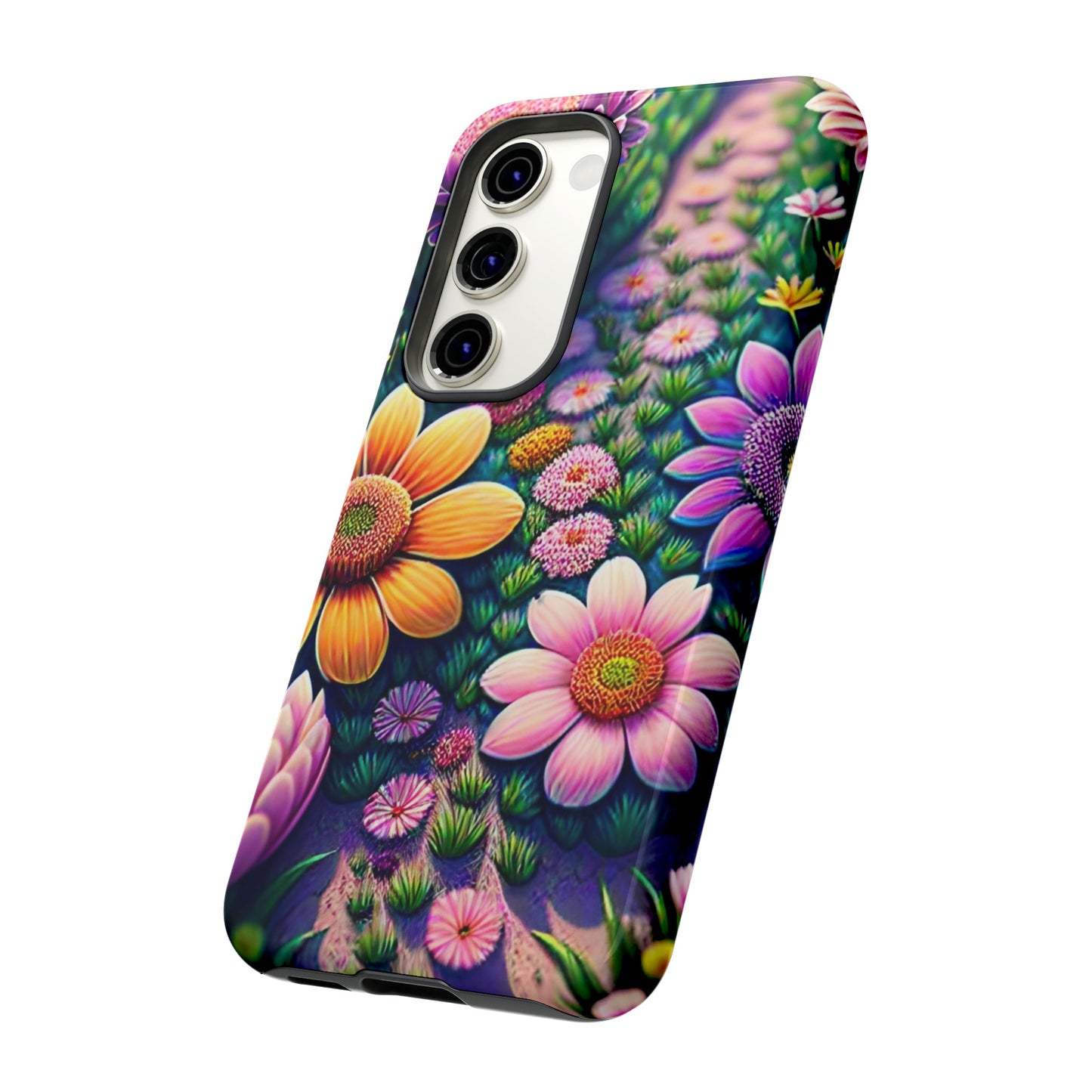 Floral Path Tough Phone Case