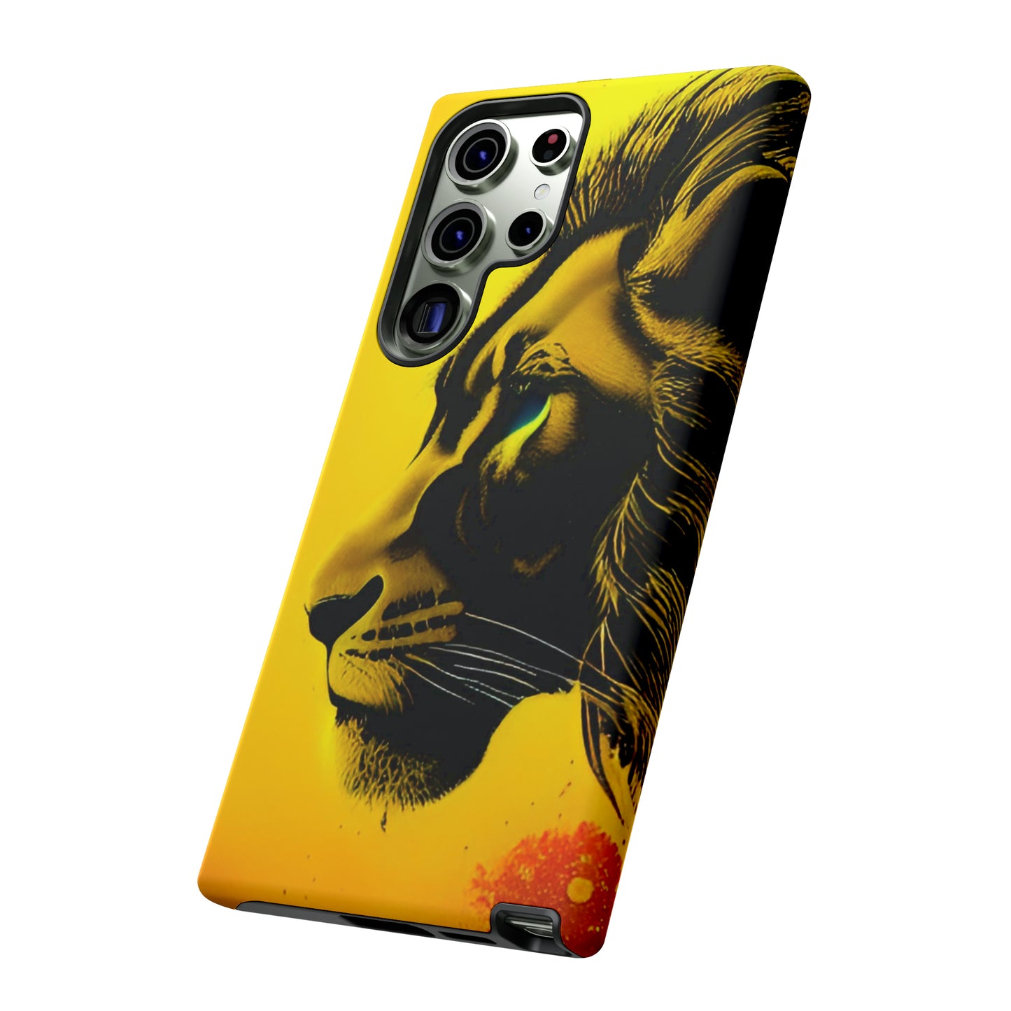 Yellow Lion Tough Phone Case