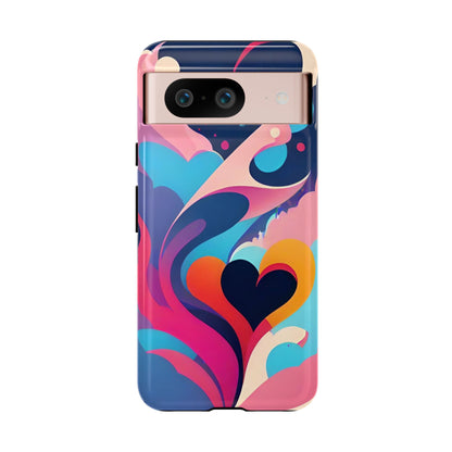 Flat Art Hearts Phone Case