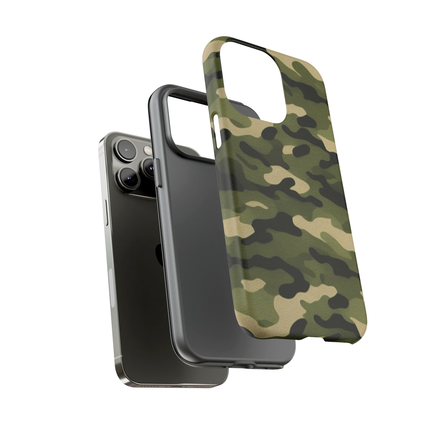 Green Army Camo Tough Phone Case