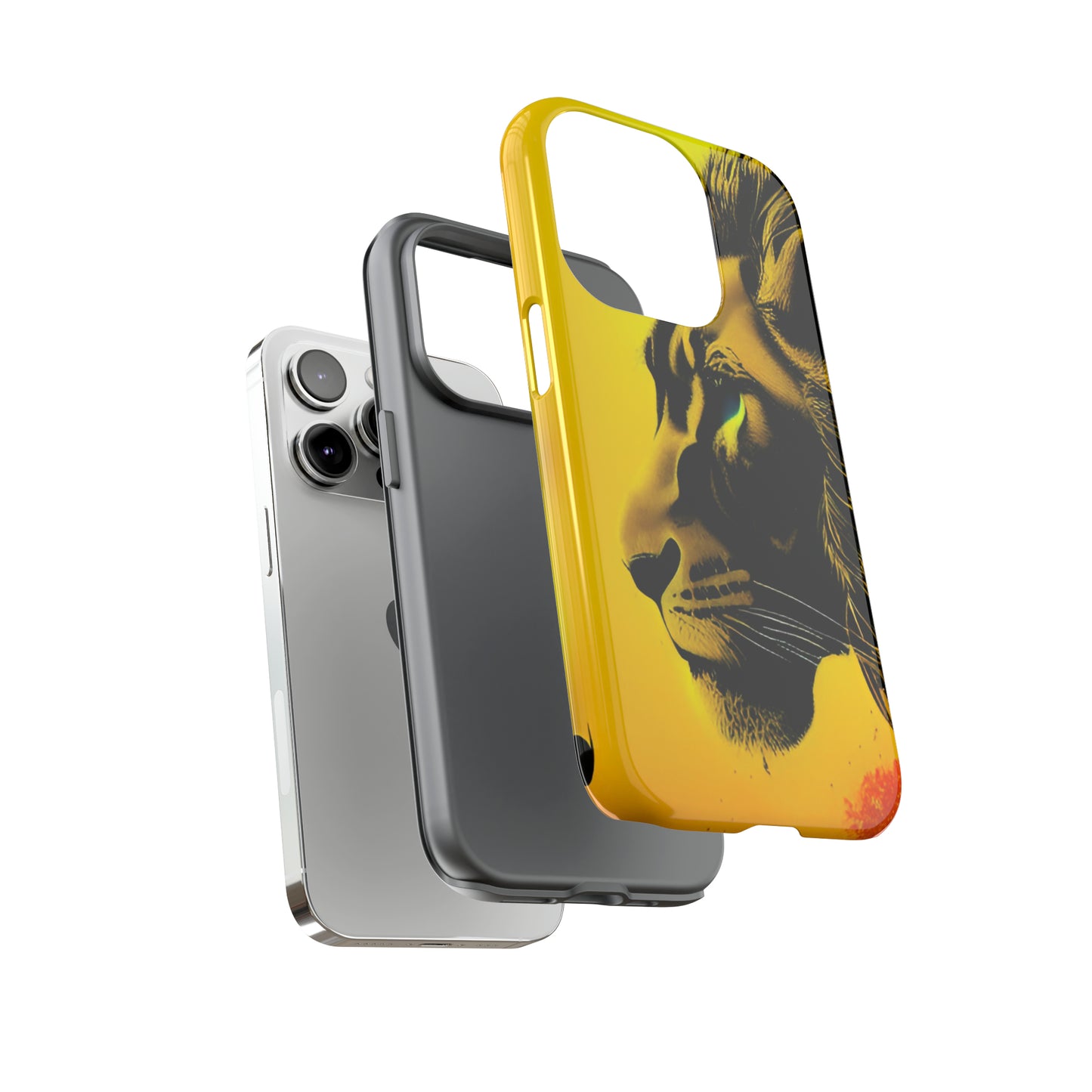 Yellow Lion Tough Phone Case