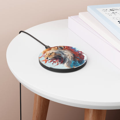 Splash Art Lion Wireless Charger - Viva Phone Boutique 