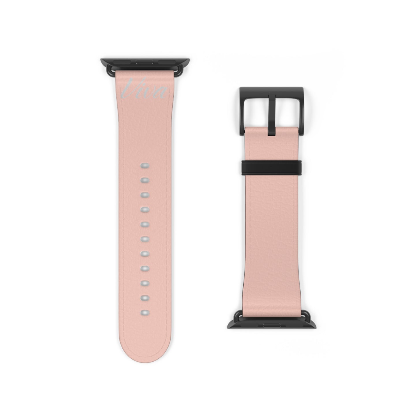 Pink Faux Leather Apple Watch Band - Viva Phone Boutique 