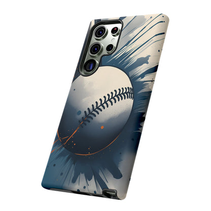 Ink Style Baseball Tough Phone  Case